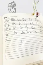 上質な紙を使用した空白英語練習帳【三線・二格】（セットアップ対応）