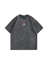 ヴィンテージ風の水洗い加工が施された半袖Tシャツ【カジュアル・男物・夏用】