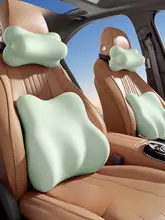 車載用ヘッドレスト＆腰サポートクッション【極上の柔らかさ・快適設計】