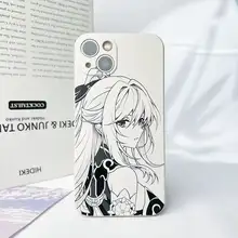 線画デザインのスマホケース【星穹鉄道・鳥のモチーフ・iPhone・Huawei・Xiaomi対応】