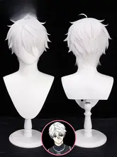青い監獄 凪誠士郎 コスプレウィッグ【白色・反り返りのショートヘア】
