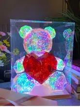 子供用 誕生日プレゼント LEDライト付きクリスタルボール音楽ボックス【実用的なデザイン】