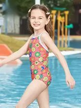 PULASSI 女児用 プロフェッショナルトレーニング ワンピース競泳水着【ジュニア・速乾・デザイン性】