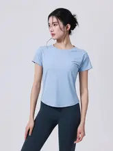 annerun 女性用涼感フィットネスTシャツ【速乾・ショートスリーブ・トレーニング・ヨガ・ランニング用】