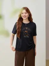 抽绳デザインTシャツ【大きいサイズ・ファッション・スリム効果】（セットアップ対応）