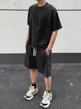 ボクシーシルエットのウォッシュ加工ショートスリーブTシャツ【アメリカンヴィンテージスタイル・フィット】