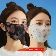 立体デザインの薄型UVカットマスク【透湿・ファッション・アイプロテクション】