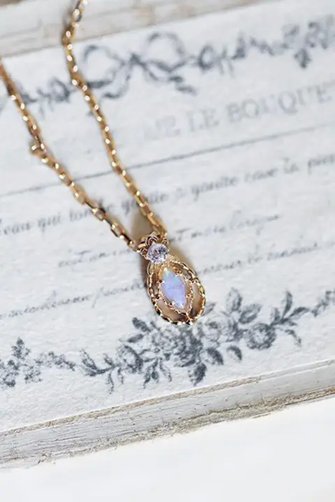 ジュエリー 3点セット 指輪 ネックレス ピアス 天然オパール タンザナイト シルバー925 ミニ 繊細 上品 「Lapis」
