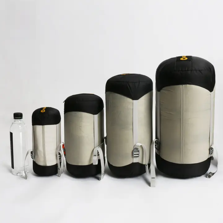 AEGISMAX 超軽量アウトドア用圧縮袋【ナイロン・防水・スリーピングバッグ収納用】