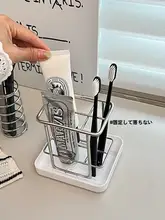 歯ブラシスタンド ステンレス 壁掛け 電動歯ブラシ 逆さ吊り コップ収納 かわいい バスルーム 収納ラック