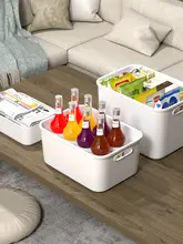 プラスチック製 デスクトップ収納ボックス【キッチン・バスルーム用・化粧品収納】