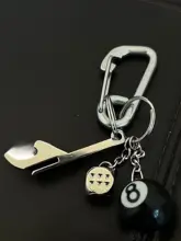 おしゃれなD型カラビナキーリング【多機能・ハイキング用・ウエストアクセサリー】