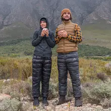 Naturehike メンズ冬用 防水ダウンパンツ【登山・キャンプ・保温・白鹅绒使用】