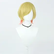 無袖オフショルダータンクトップ【コスプレ用・金色グラデーションウィッグ付き】（セットアップ対応）