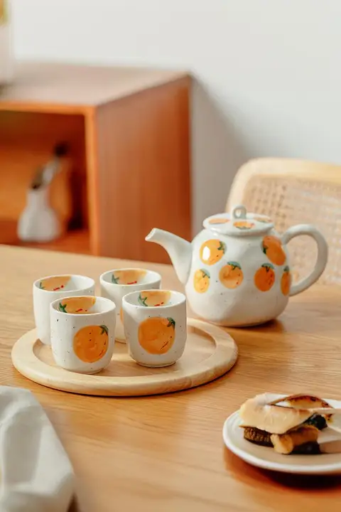 茶器 ミルクティー愛好者 陶器 かわいい スタイル