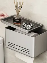 防水トイレットペーパーラック【穴あけ不要・衛生的収納】