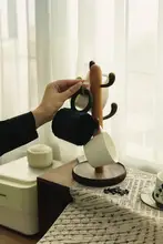 木製ツリー型コーヒーカップラック【軽奢スタイル・水切り機能・ディスプレイ用】