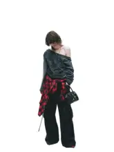 パンクグランジTシャツ【洗い加工・シルクスクリーンプリント・多様な着こなし】