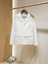 天絲ライセール麻混紡 男性用ジャケット【高級感・カジュアル】