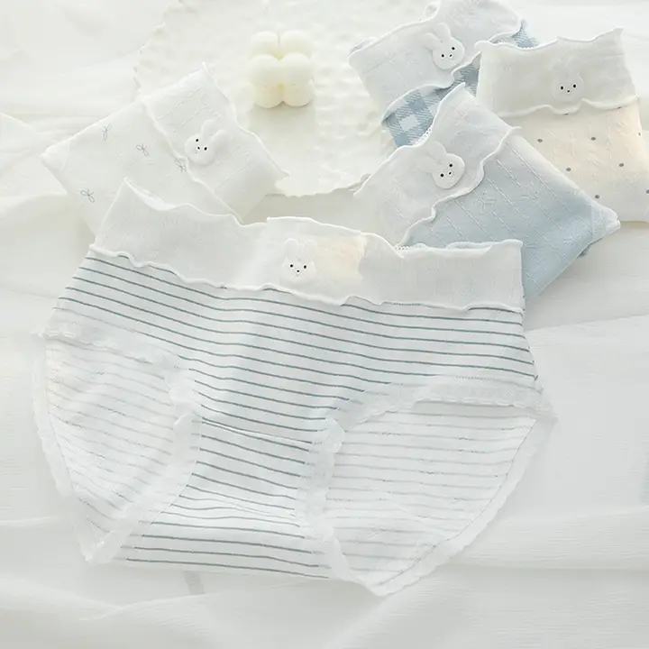 可愛い三角パンツ【抗菌コットン・通気性・女性用】