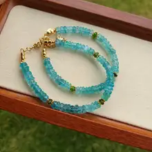 パライバカラーのスピネルブレスレット