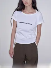 夏季デザイン首元付き半袖Tシャツ【デザイン感・カプセルコレクション】