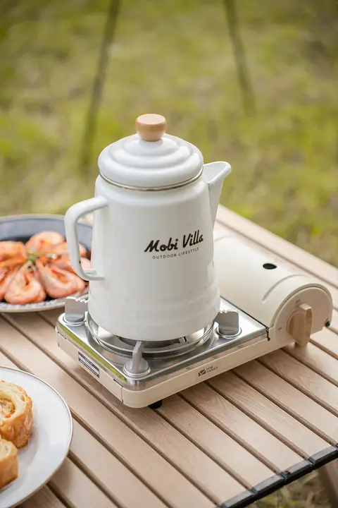 Mobi Garden カセットコンロ ポータブル アウトドア キャンプ バーベキュー
