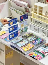 バインダー 収納ファイル スライド式 クリア 高透明 コンサートチケット チェキ カップスリーブ ドリンクホルダー 収納
