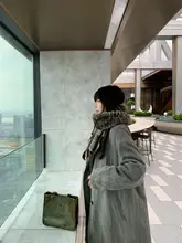 独特なデザインのライトウェイト天絲と蚕絲棉ロングコート【カジュアルスタイル・西裝風】