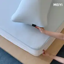 軽やかな色合いのひんやりシルク夏用敷きパッド【折りたたみ可能・エアコン用・水洗い可】（セットアップ対応）
