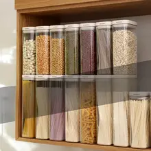 パスタケース 密閉容器 保存容器 食品用 穀物 豆 茶葉 乾物 キッチン収納