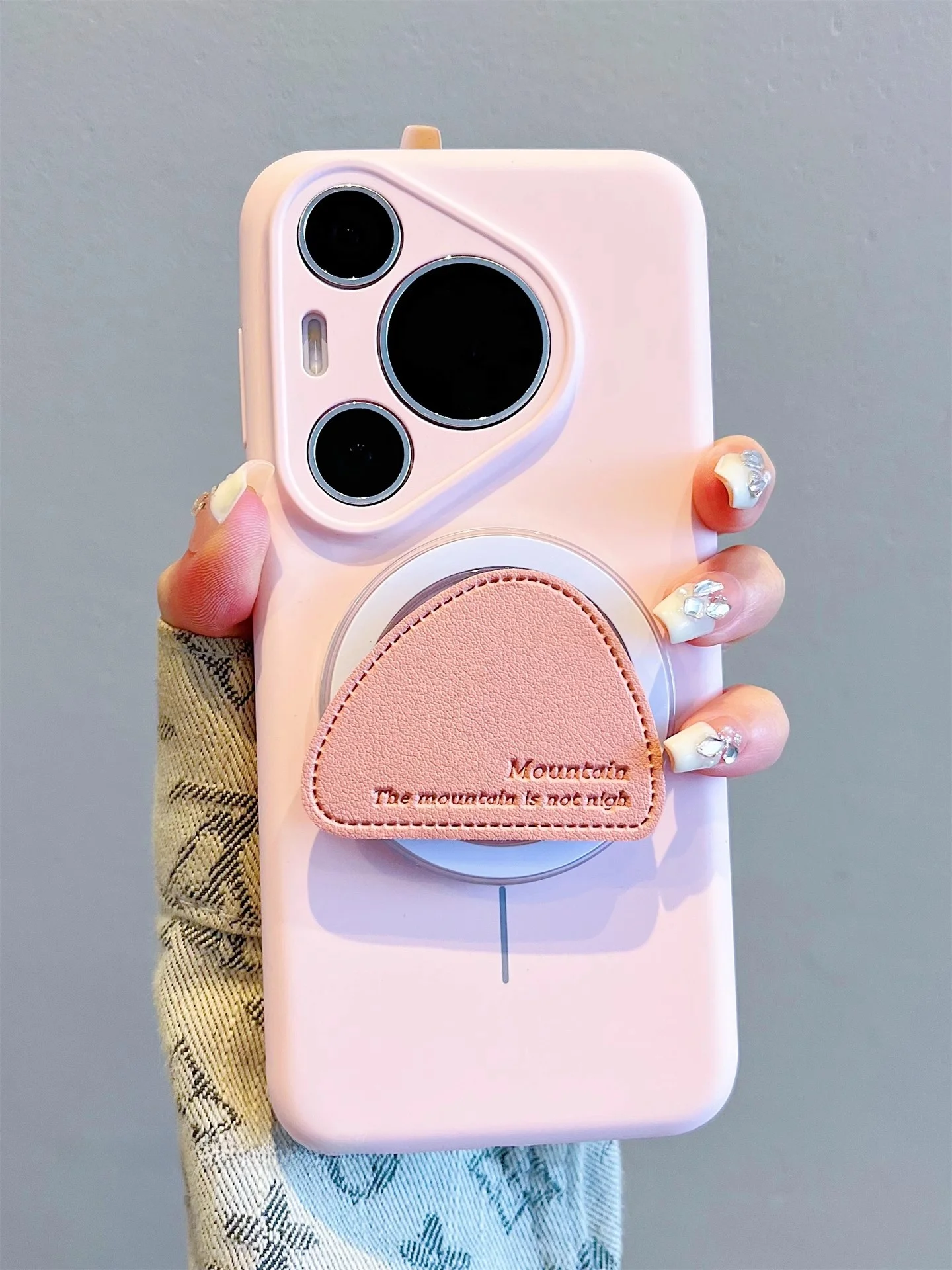 華為Pura80Pro対応液体シリコンスマホケース：マグネットスタンドと耐衝撃性の実証