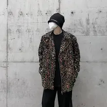 輝くビーズ反射パーティー用ステージ衣装【男女兼用・派手なデザイン】