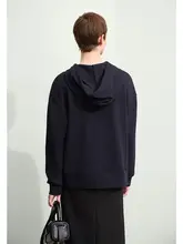 フード付きローズ刺繍入りパーカー【極上の柔らかさ・ゆったりしたデザイン・レディース用】