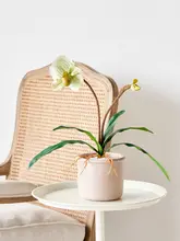 造花 鉢植え オーキッド 卓上 テーブルデコ 室内 インテリア