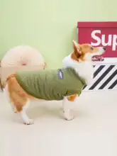 コーギー犬用冬用フリースベスト【保暖・厚手・小中型犬用】
