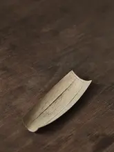 赤い漆仕上げの茶道用茶則・茶拨【梓木製】