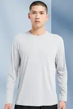 UPF50+ 吸湿速乾長袖スポーツTシャツ【メンズ・夏用・ゆったりフィット・ランニング・トレーニング】