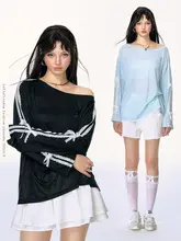 リボン付きレースの軽やかなUVカットカーディガン【ラウンドネック・女性用】