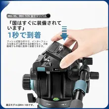 Fotopro 金属製液圧雲台【プロフェッショナル・滑らかなダンピング・一眼レフ対応・ミラーレス用】