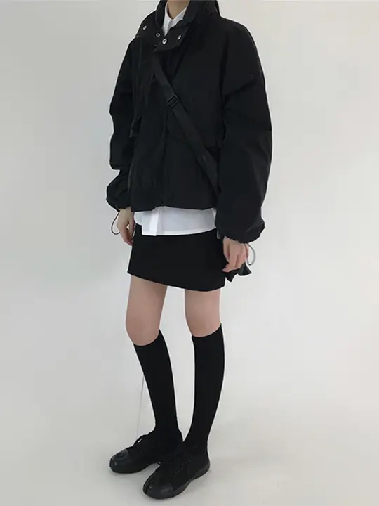 MRCYC 春秋用 メンズショートジャケット【カジュアル・薄手・レトロデザイン・ボンバージャケット】