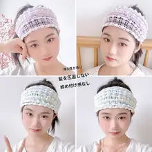 幅広デザインのスリップ防止ヘアバンド【フェイスマスク・化粧時に最適】