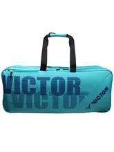 VICTOR バドミントンラケット用ショルダーキャリーバッグ【6本収納・多機能・男女兼用】