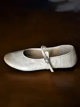 快適な履き心地！ラウンドトゥフラットマリジェンヌシューズ【柔らかいソール・浅口デザイン】