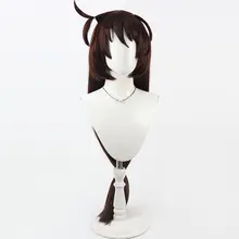 忍者乱太郎風コスプレウィッグ【長いカール・ブラウン】