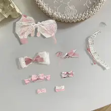 ミニヘアピン ピンクリボン 猫用 手作り