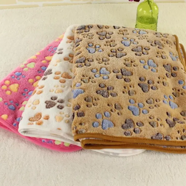 多色ペット用ミニ毛布【猫・犬用・ソフトな珊瑚フリース】