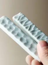 手作り 陶器製箸置き【シンプルデザイン・家庭用・レストラン用】