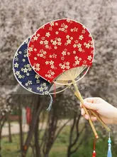 和風リバーシブル扇子【桜柄・金箔加工・コスプレ・撮影小道具】