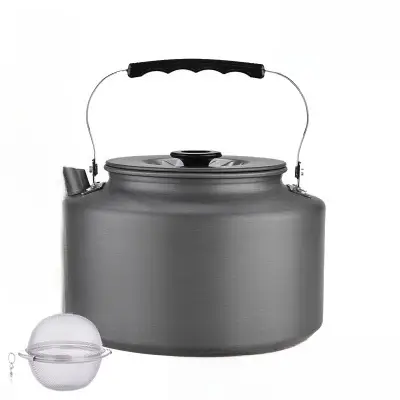 アウトドア用 0.8L/2L コーヒーポット【野外・携帯用・アルミ製】